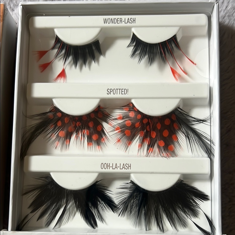 Sephora Pantone Universe Lash Set - Black and Orange - Dramatic/ Halloween